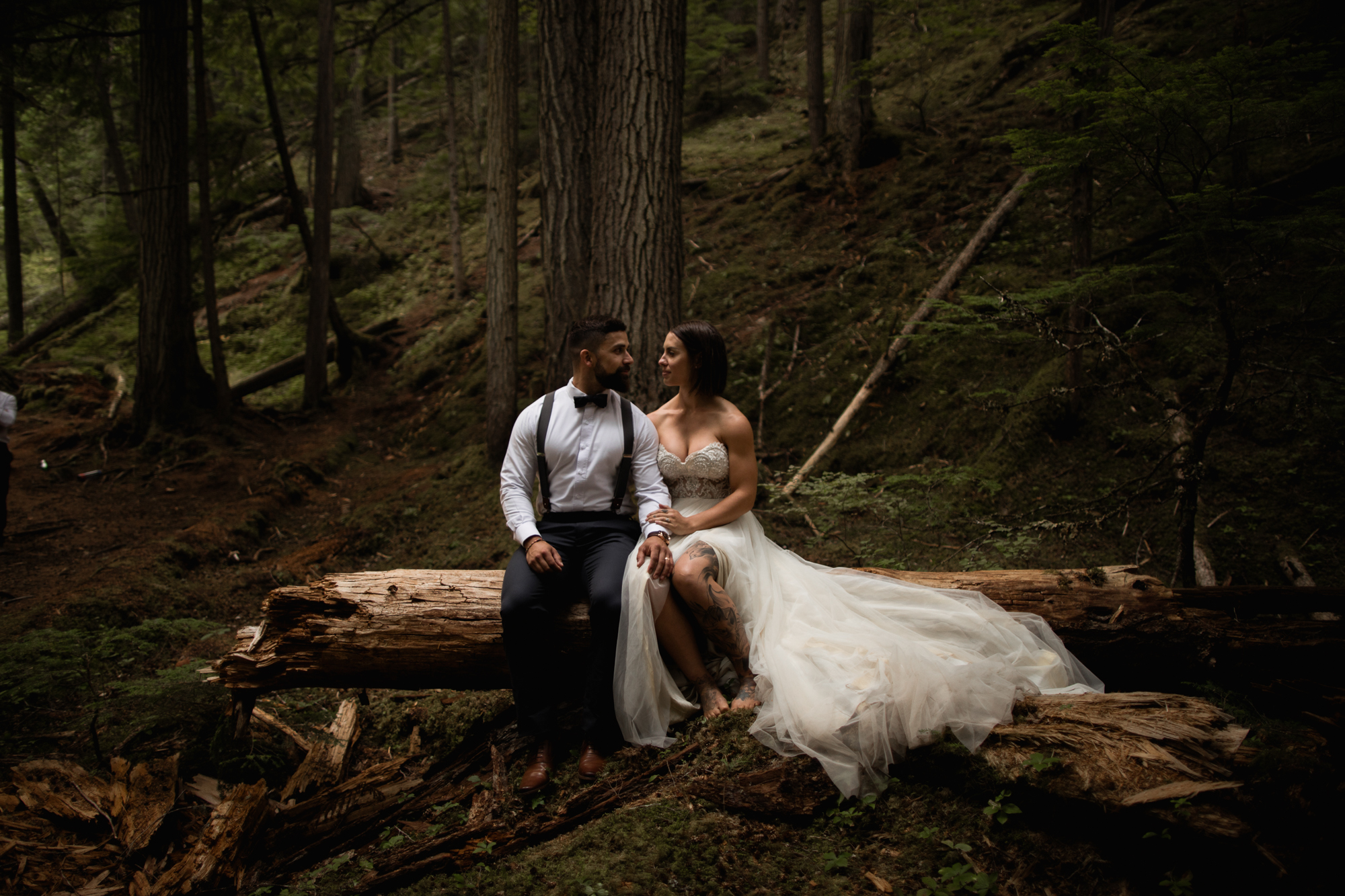 Revelstoke BC Waterfall Elopement