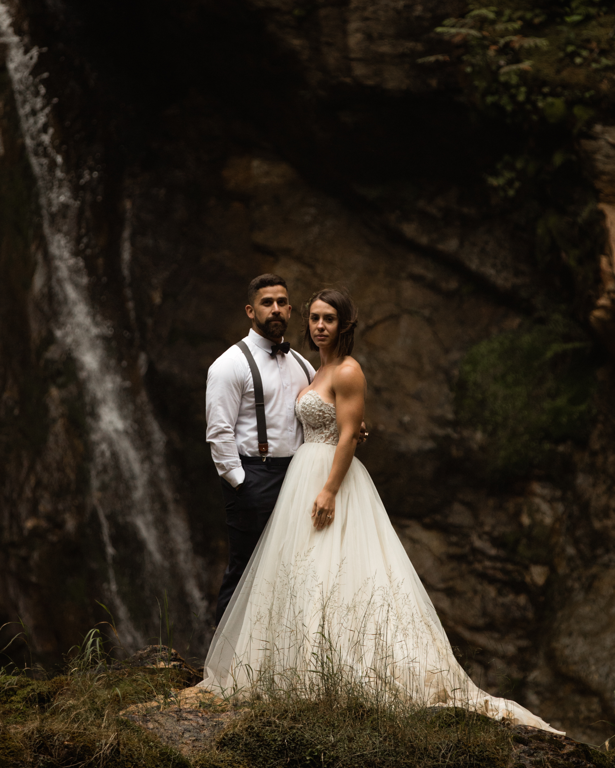 Revelstoke BC Waterfall Elopement