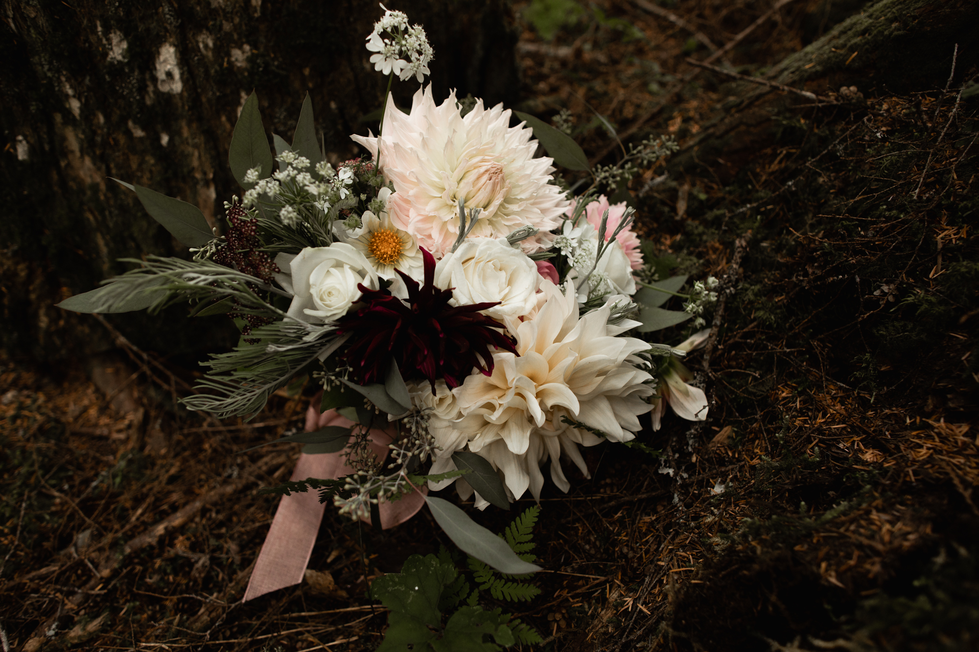 elopement bouquet