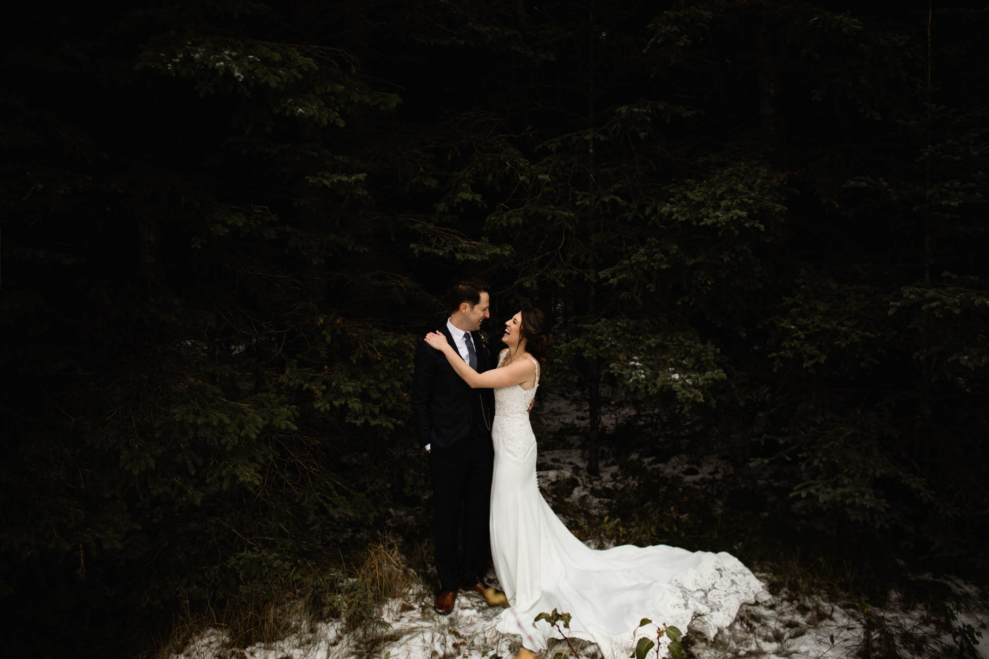 Canmore Wedding Photographer - Willow and Wolf 