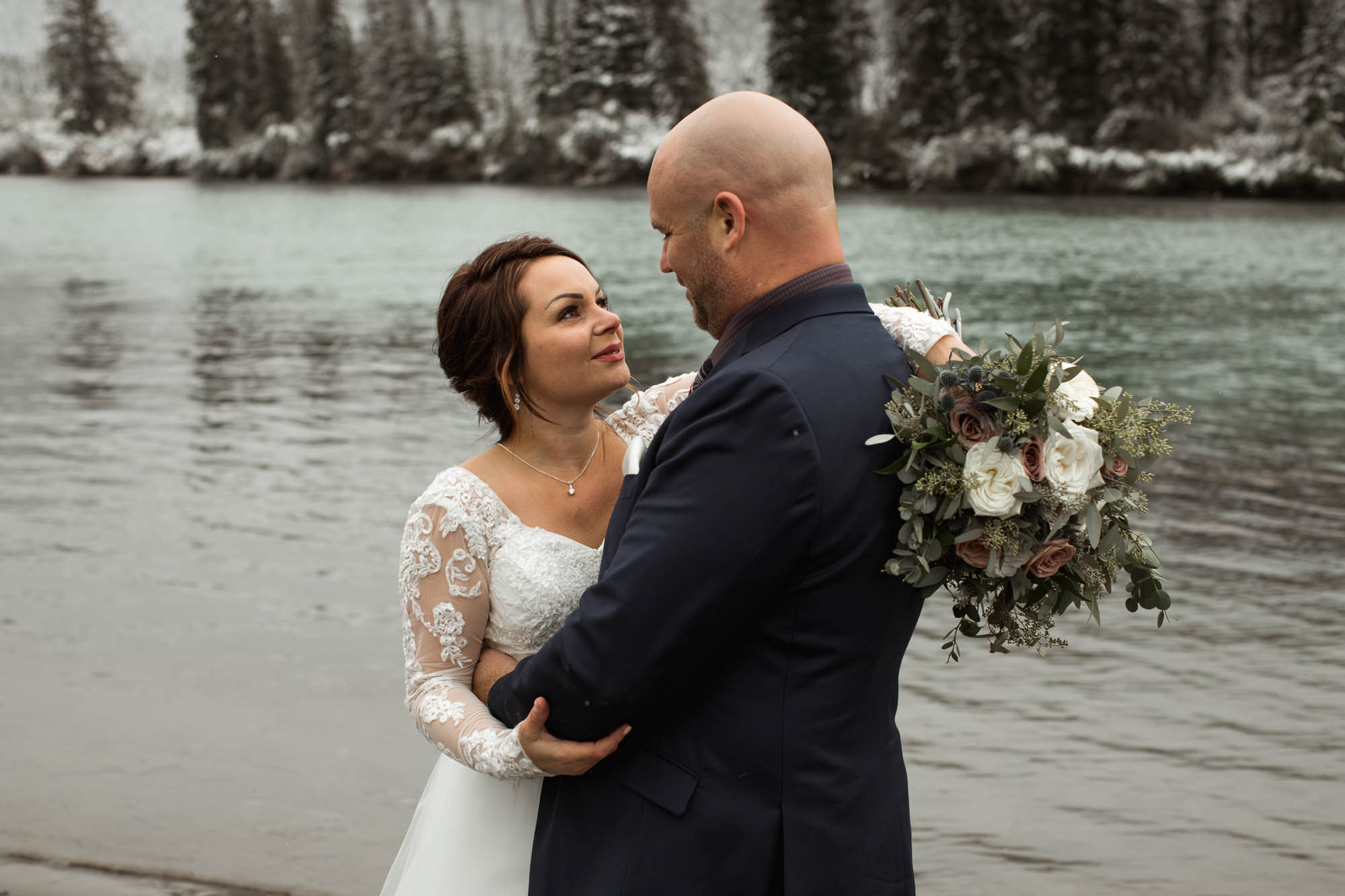 Canmore Wedding Photographer - Willow and Wolf Wedding Photography