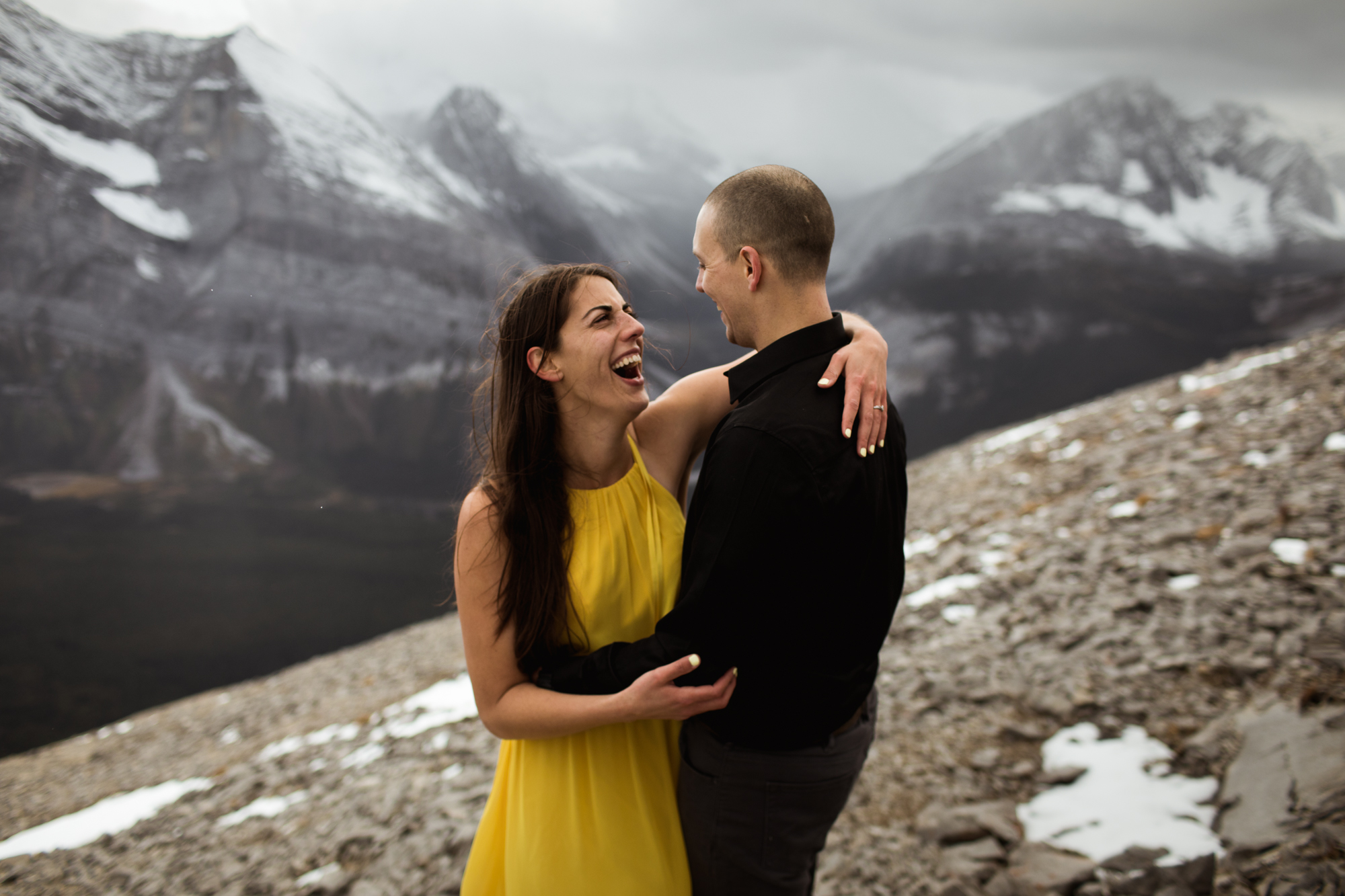 Kananaskis Engagement Photography - Willow and Wolf Photography