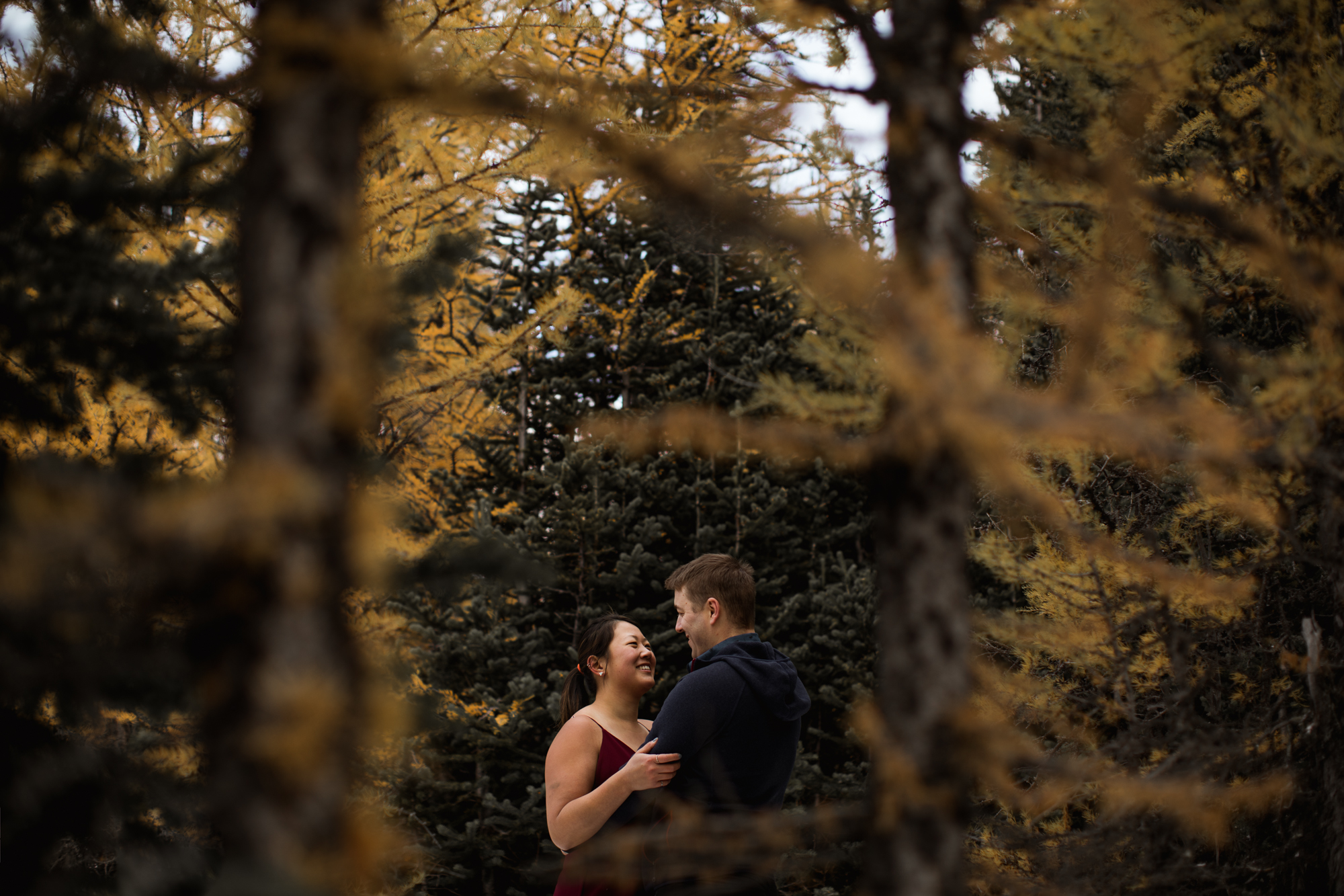 Larch Valley Engagement Session - Willow and Wolf Photography