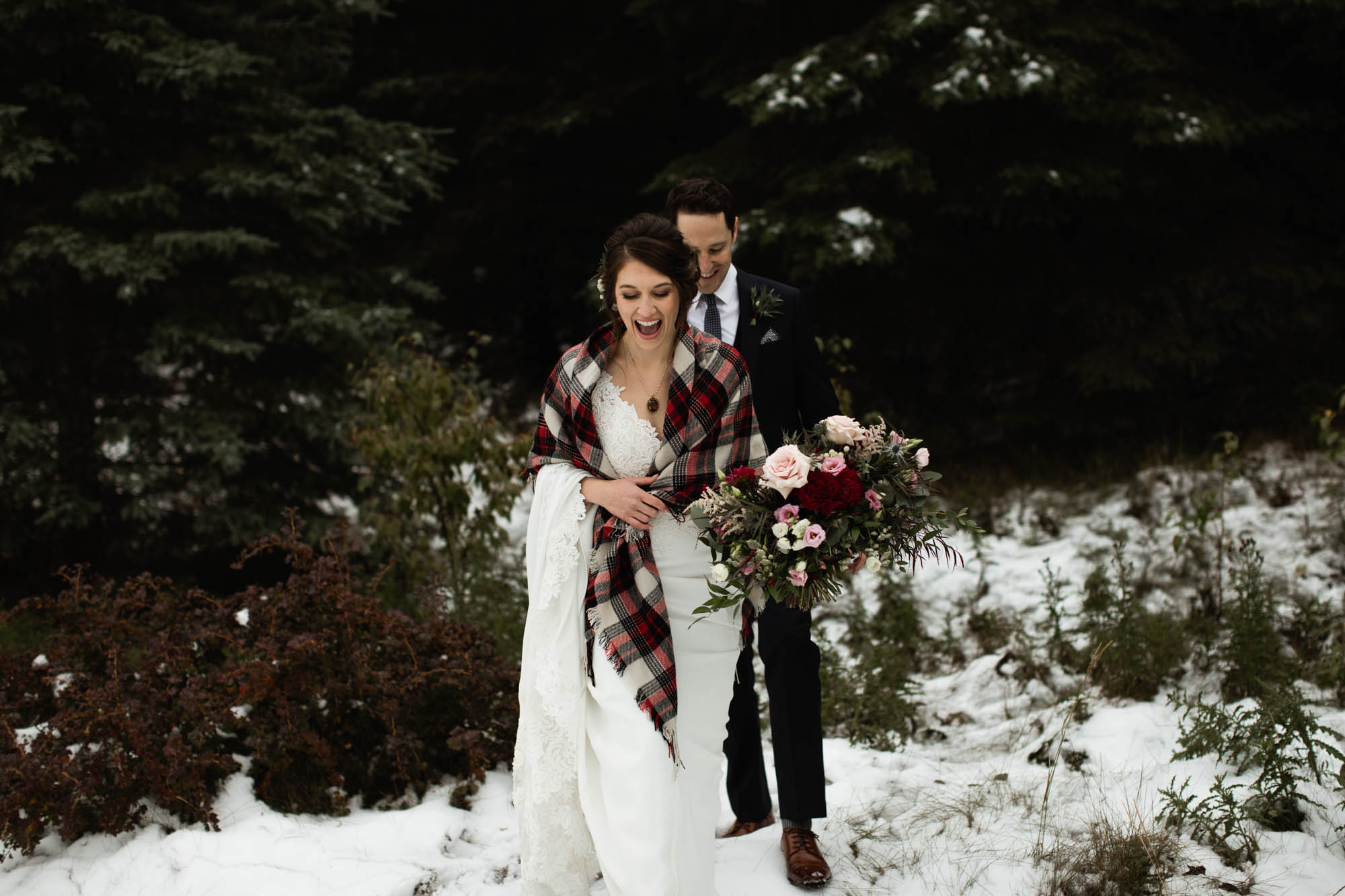 Canmore Wedding Photographer - Willow and Wolf 