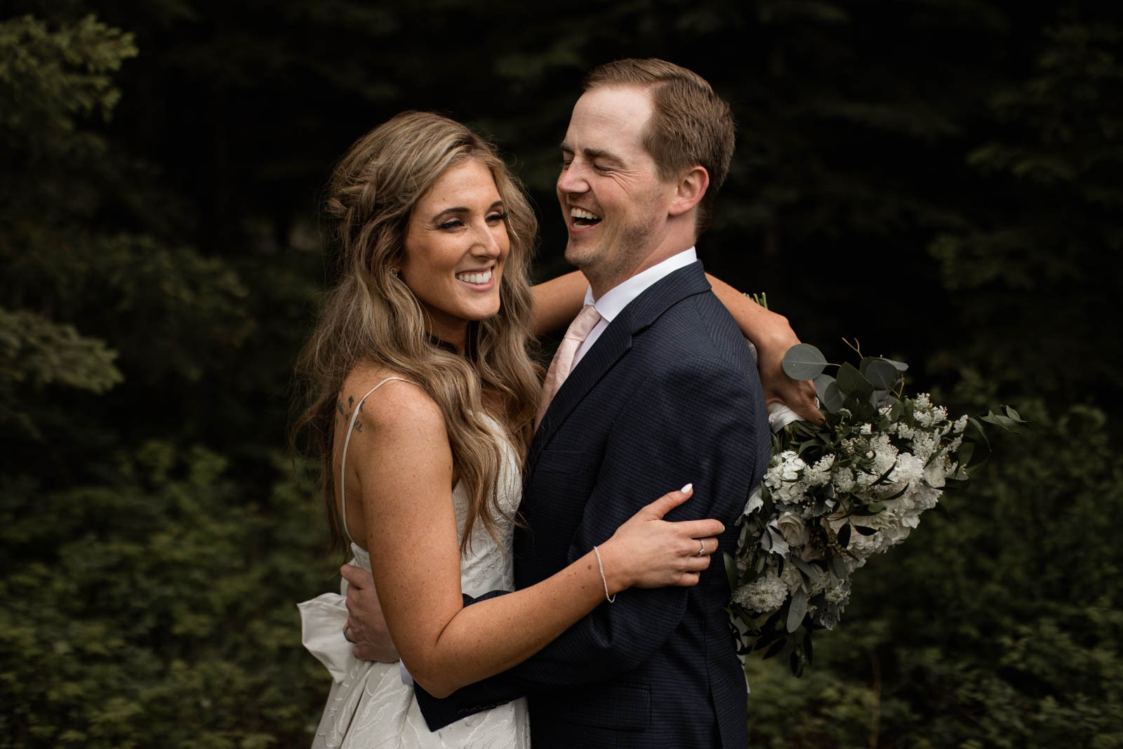 canmore cornerstone wedding- willow and wolf wedding photographer