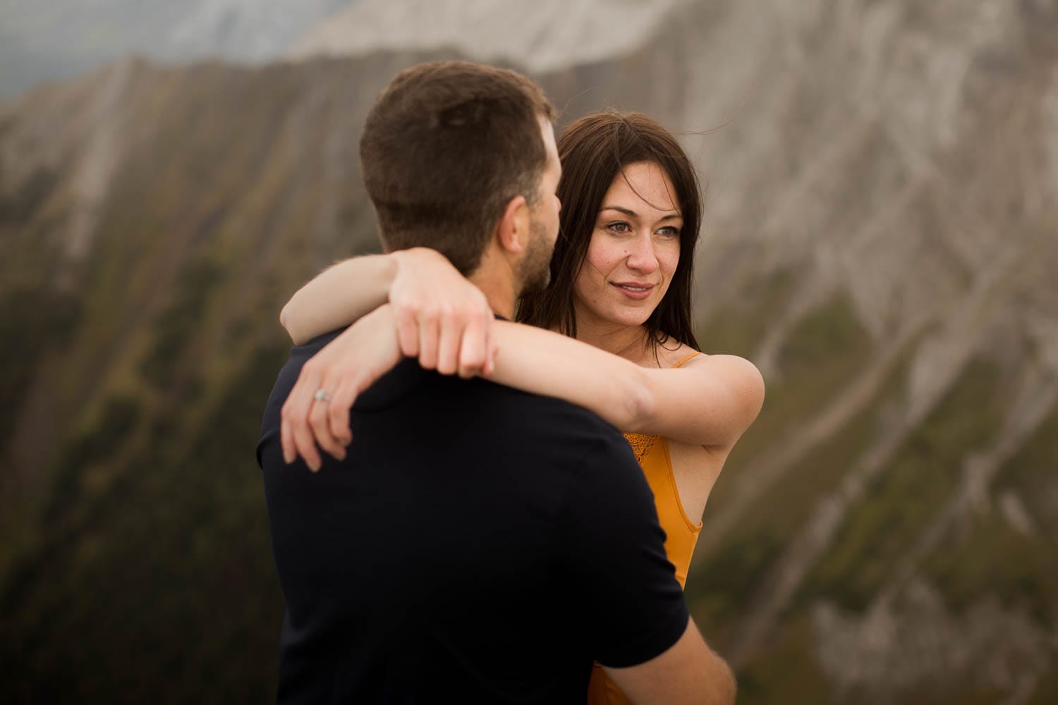 engaged couple