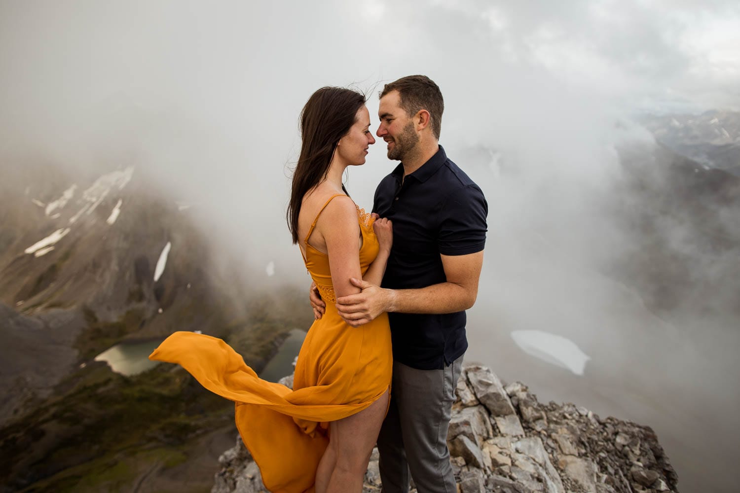 banff engagement photos