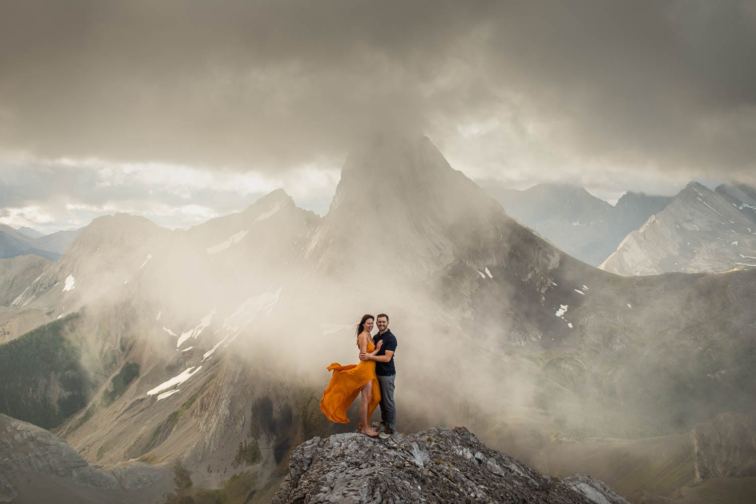 mountain top engagement