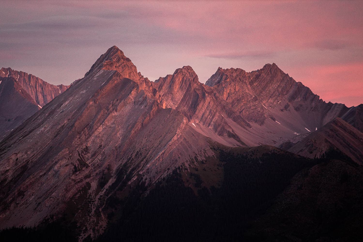 Kananaskis Sunrise Mountain View