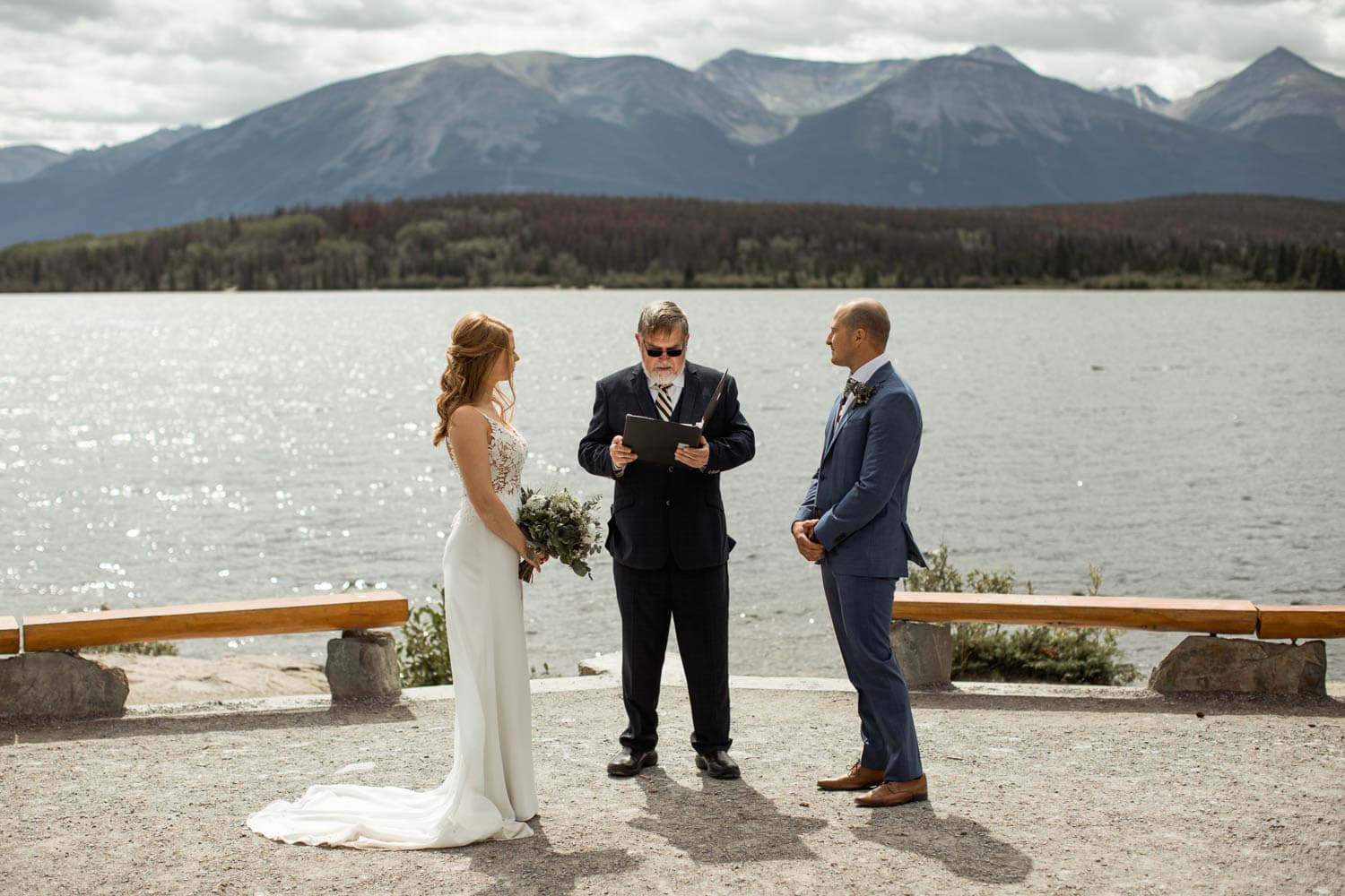 Pyramid Island Wedding Jasper