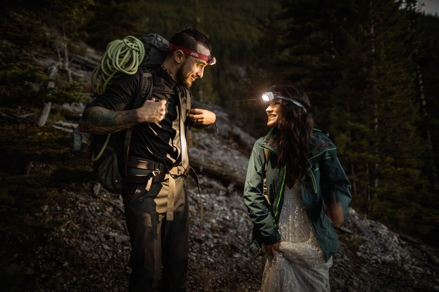 Banff climbing elopement