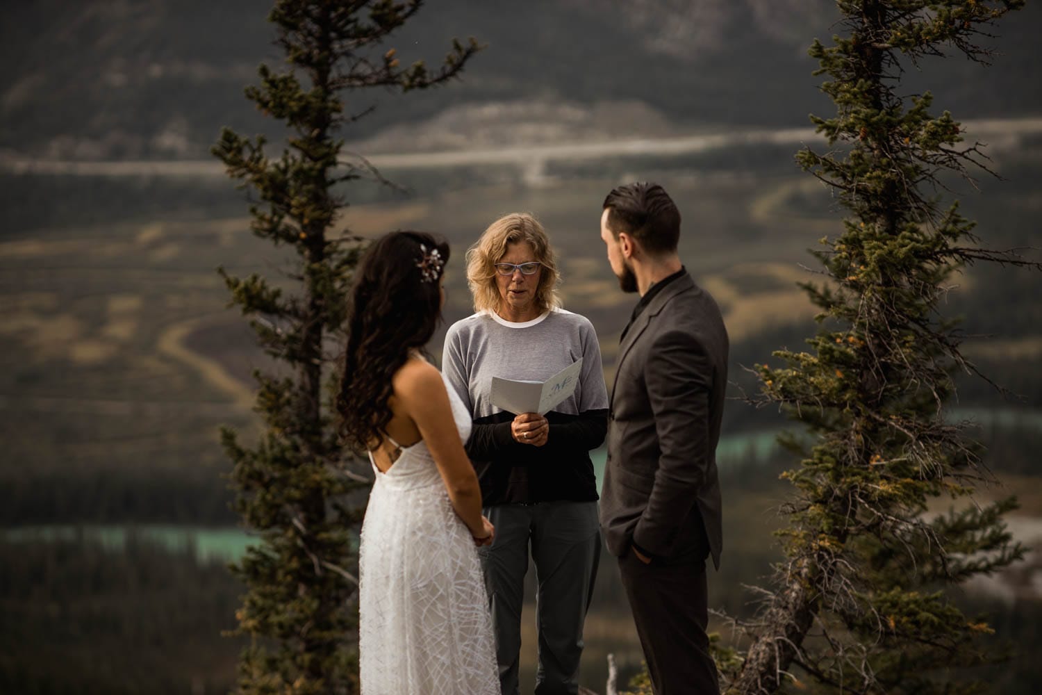 Banff mountain top ceremony