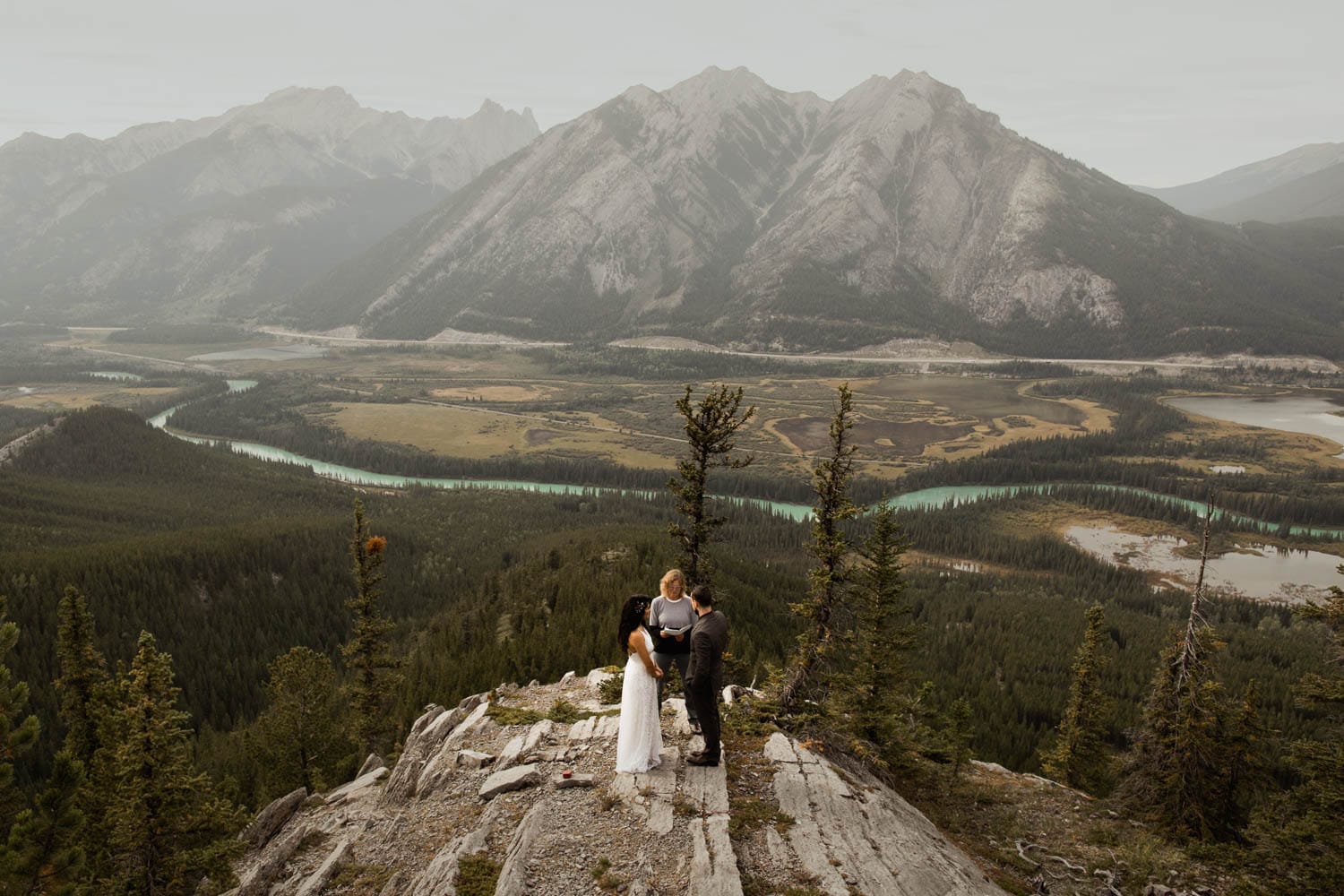 Banff wedding ceremony