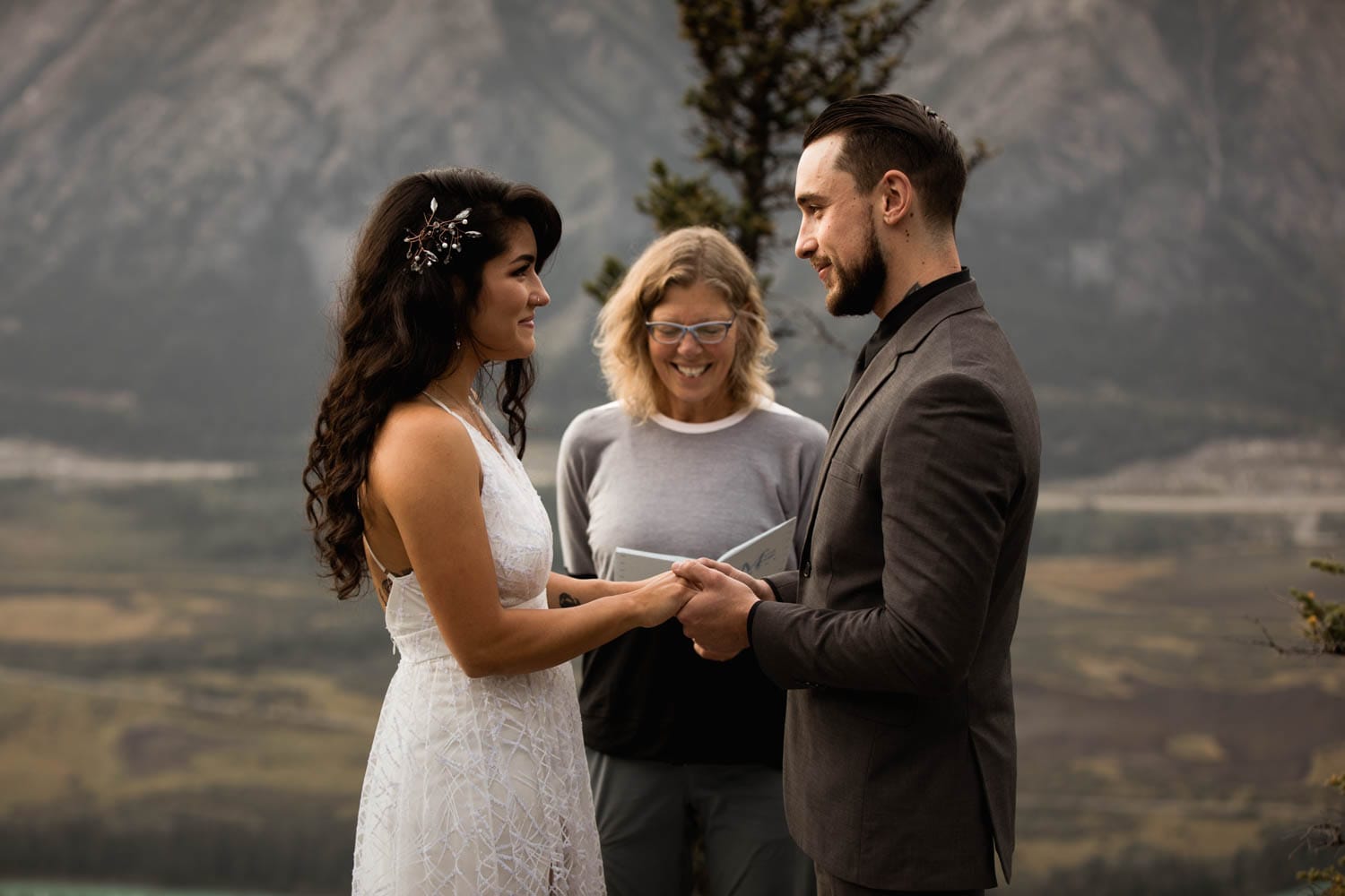 Banff mountain top ceremony