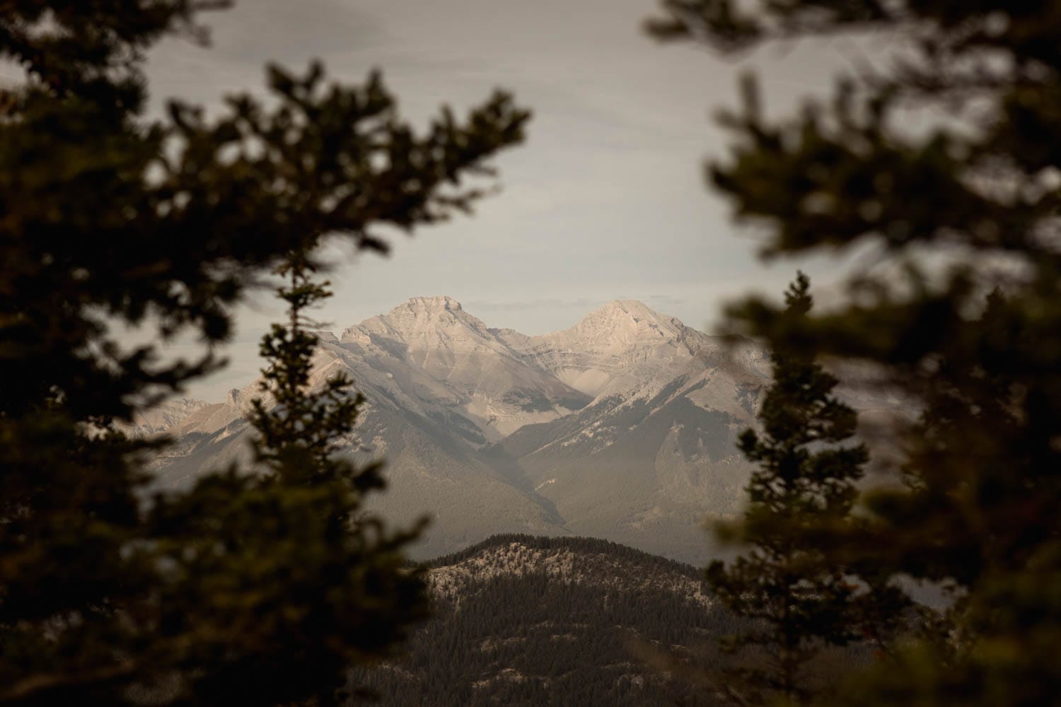Banff mountain view