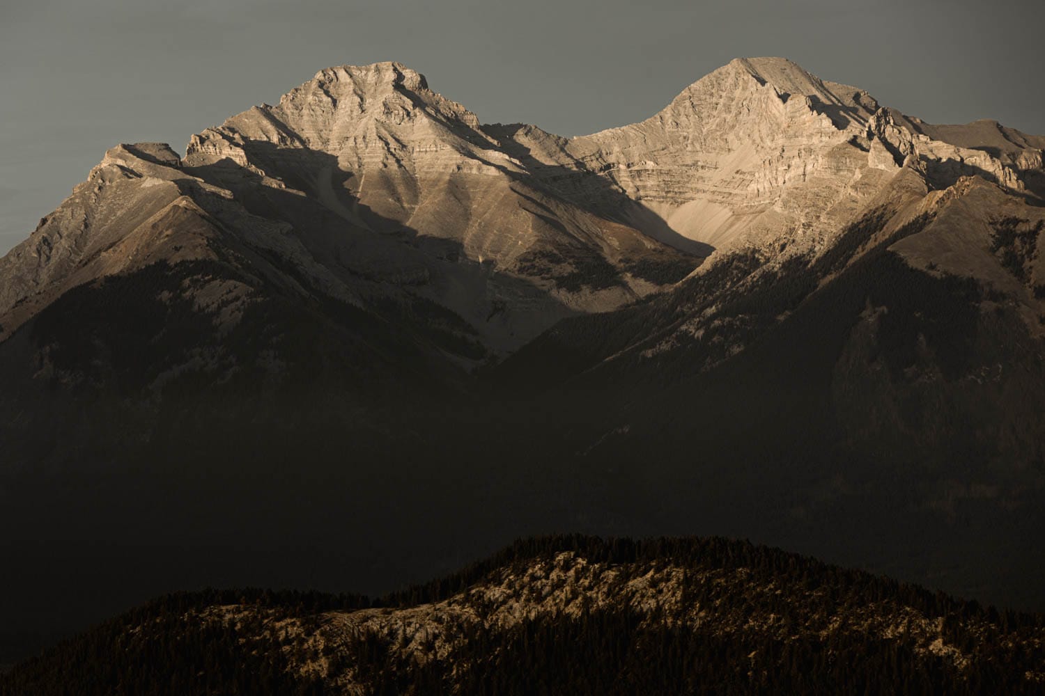 Banff mountain landscape