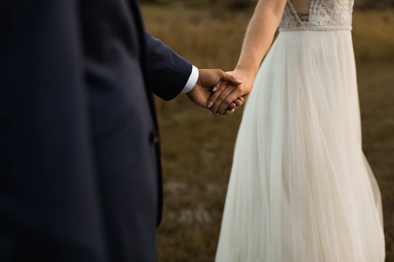 bride and groom close up