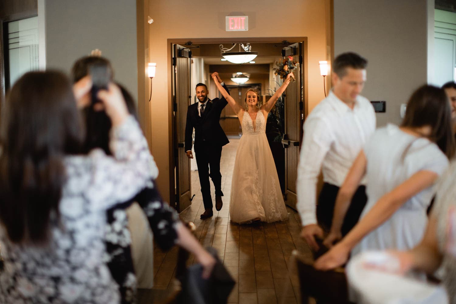 bride and groom entrance