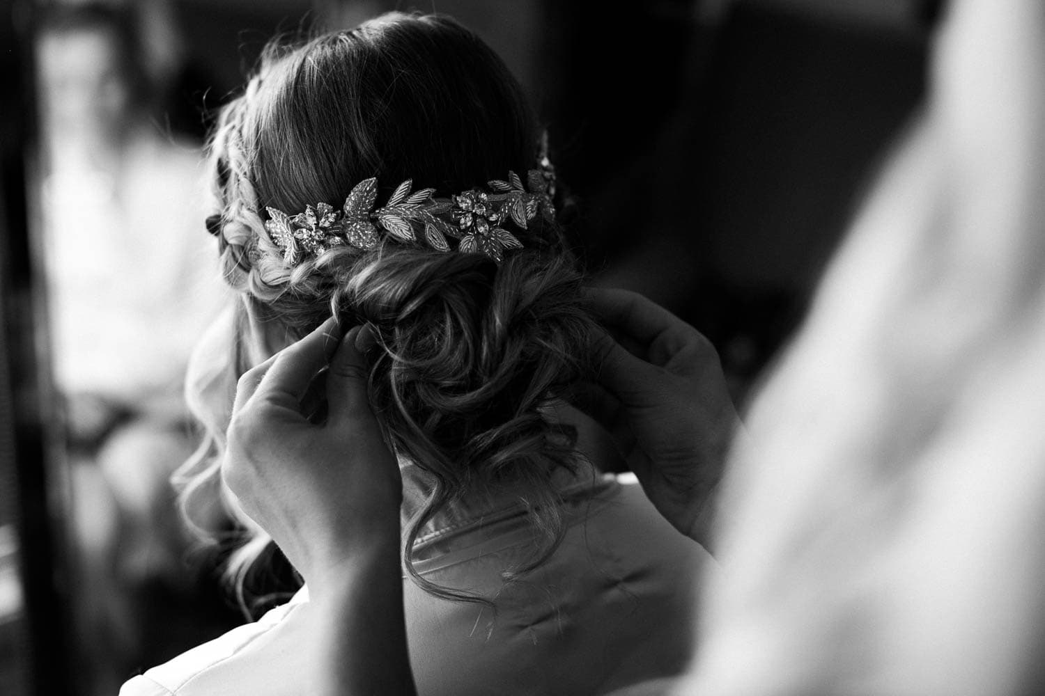 Bride Getting Ready