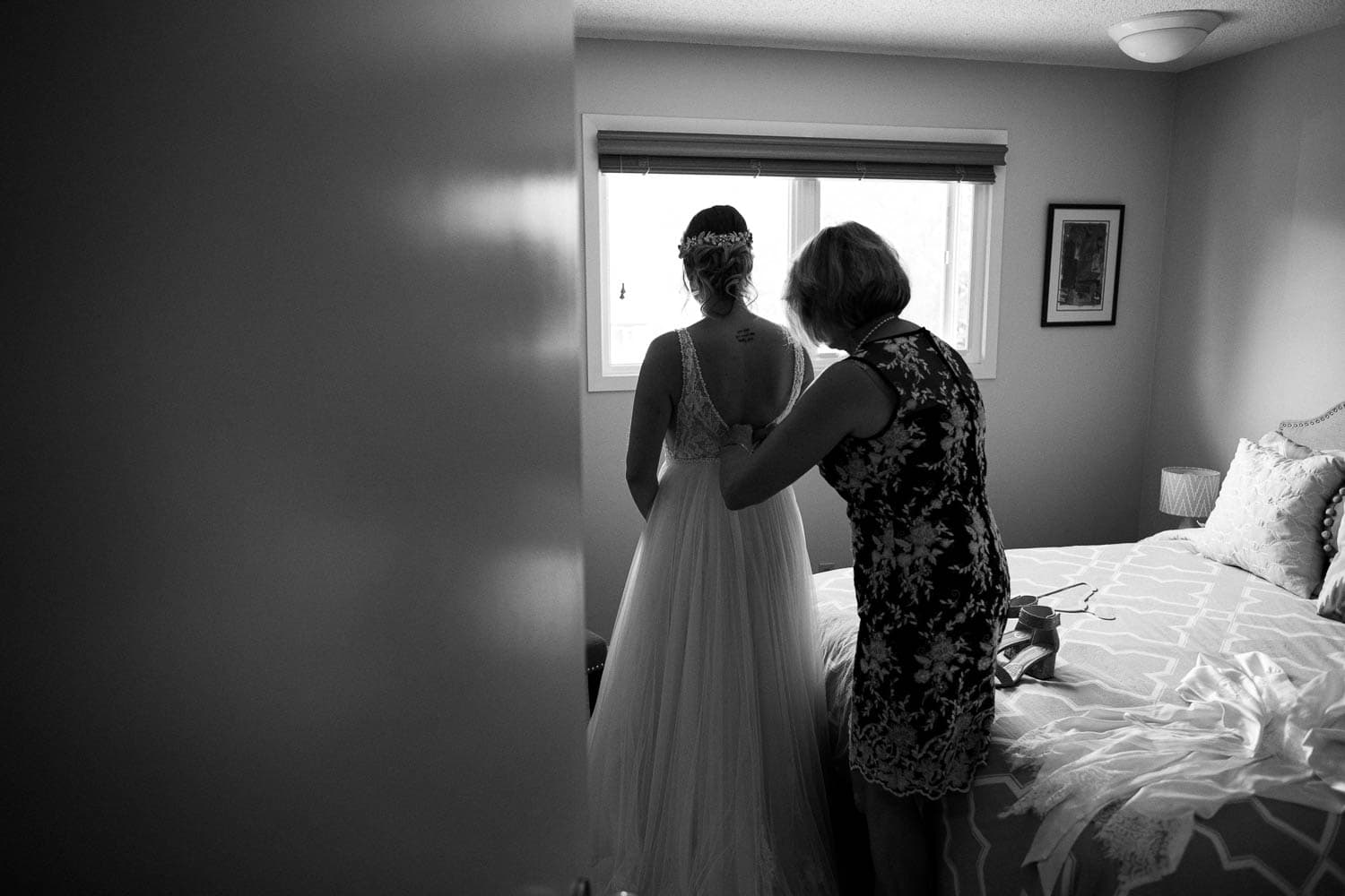 Bride Getting Ready