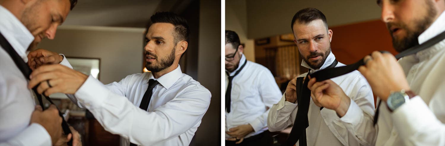 Groomsmen Getting Ready