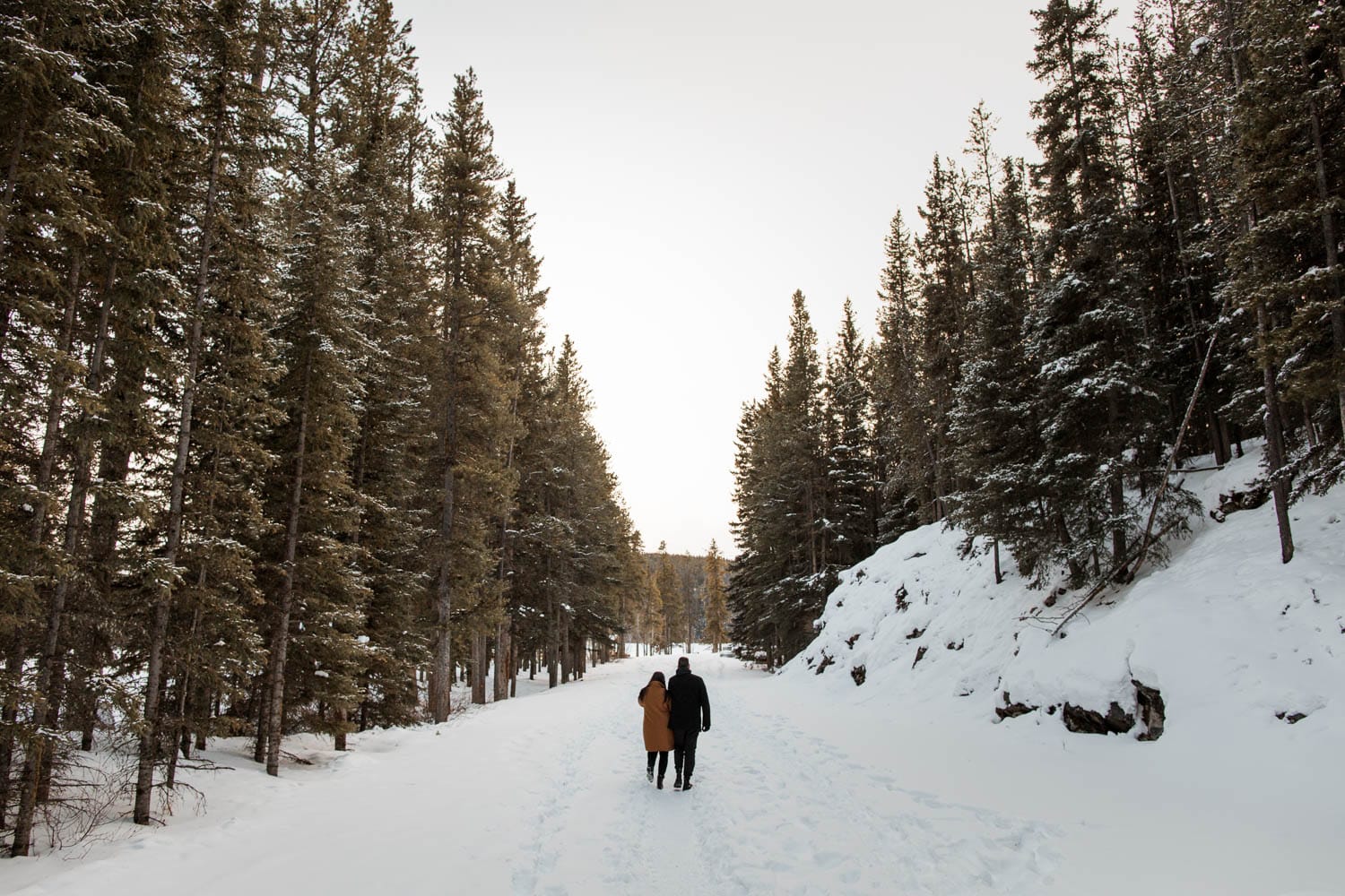 Banff winter walk