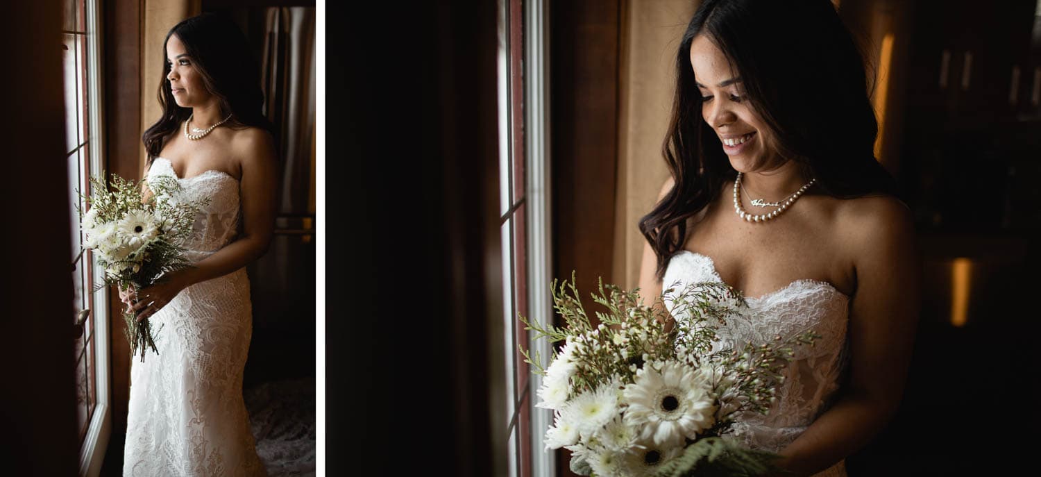 bride at Prairie Creek Inn