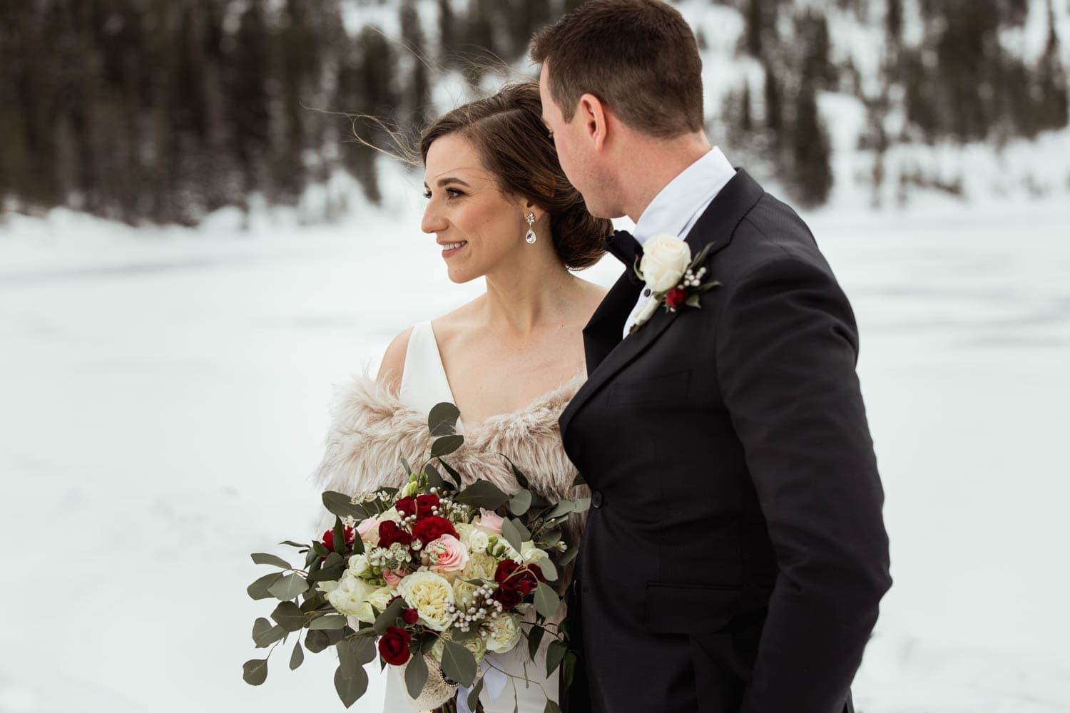 Canmore Winter Wedding