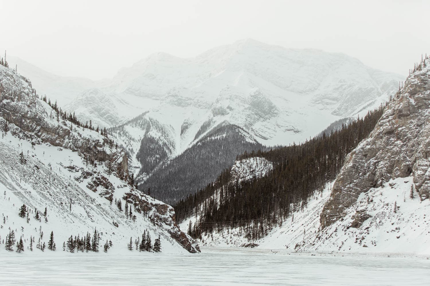 Canmore Winter Mountains