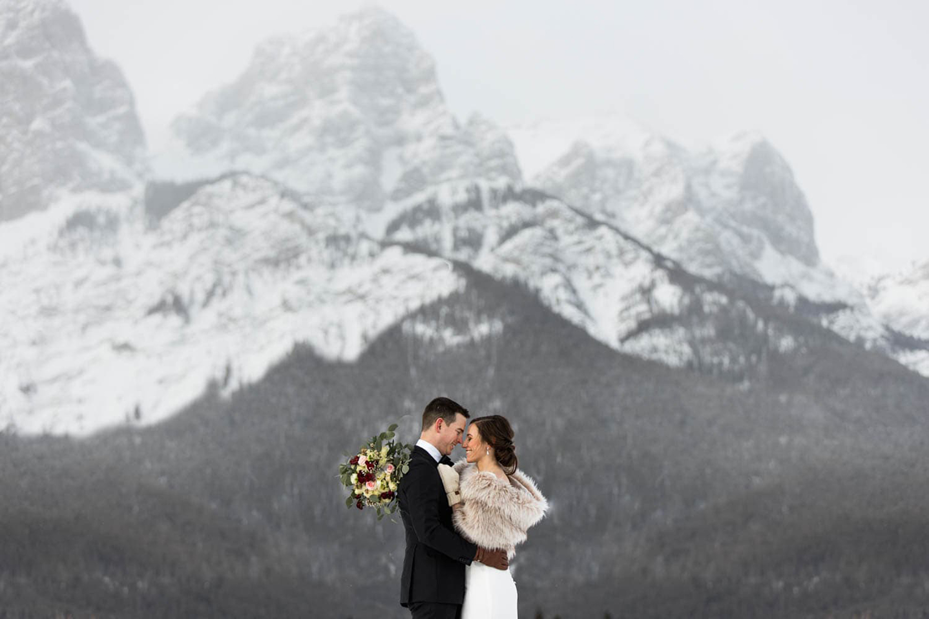 Canmore Winter Wedding