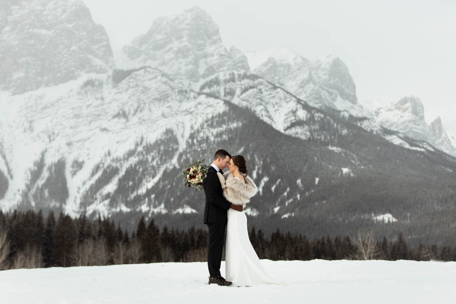 Canmore Winter Wedding