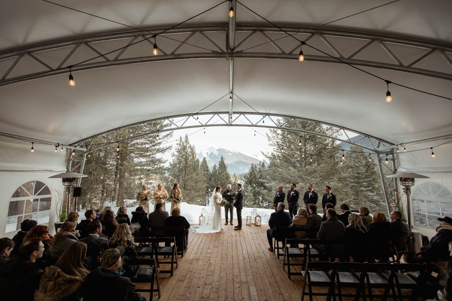 Canmore Winter Wedding