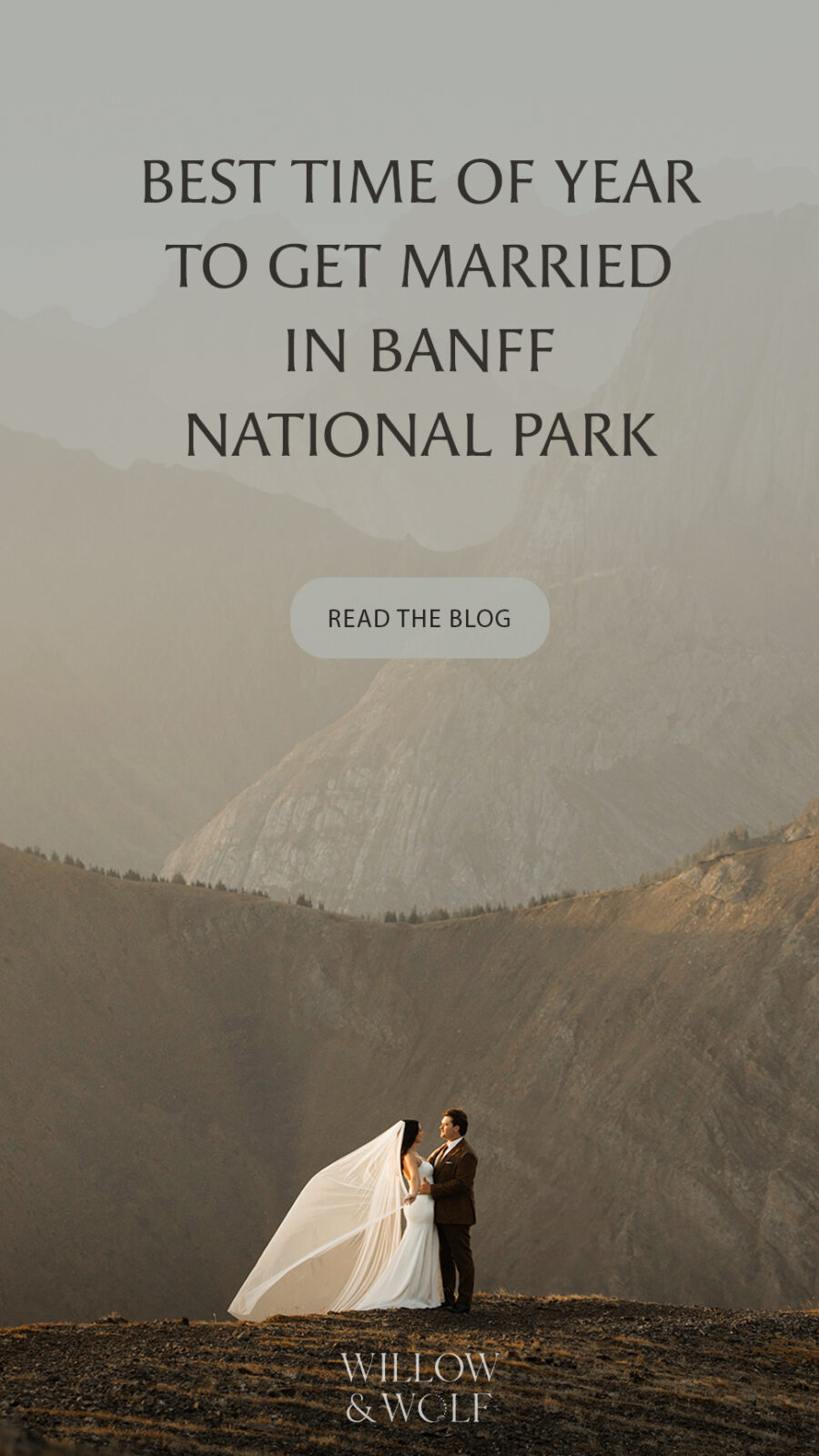 Best time of year to get married in Banff National Park