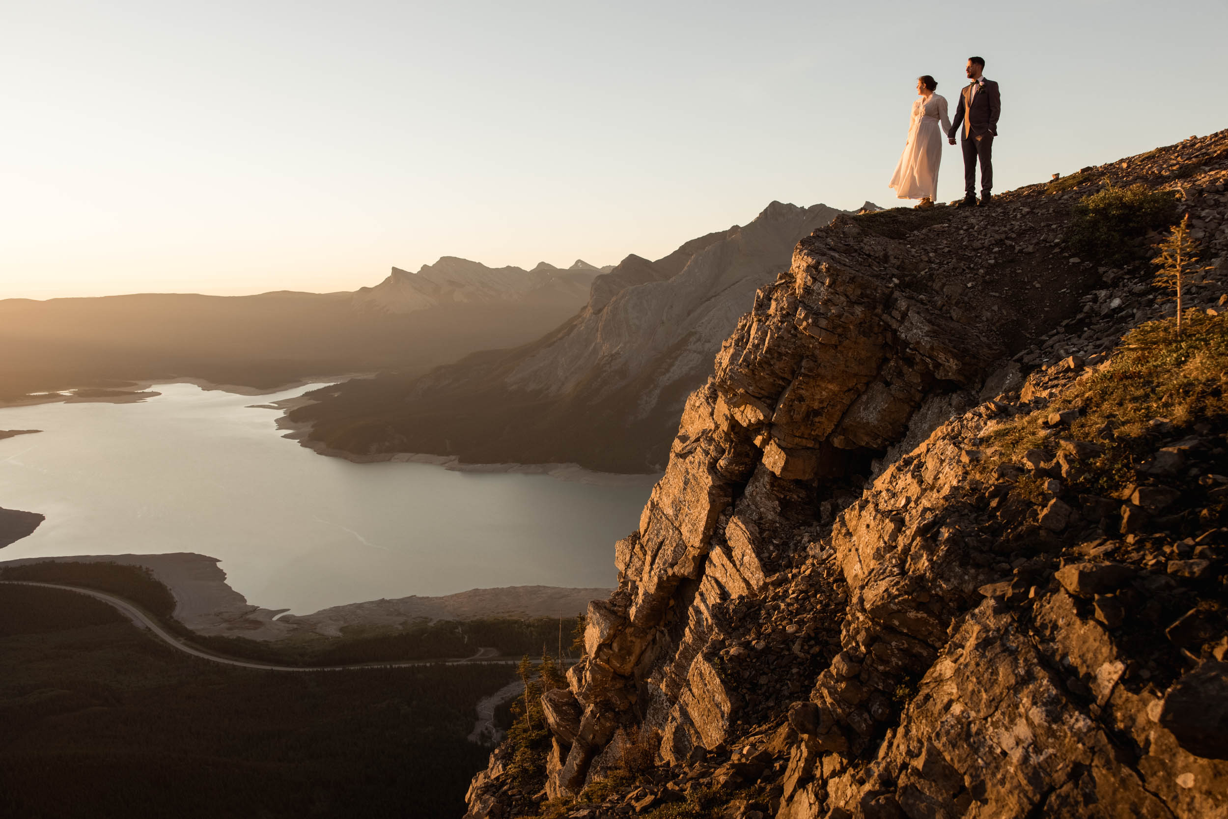 camping elopement in the rocky mountains