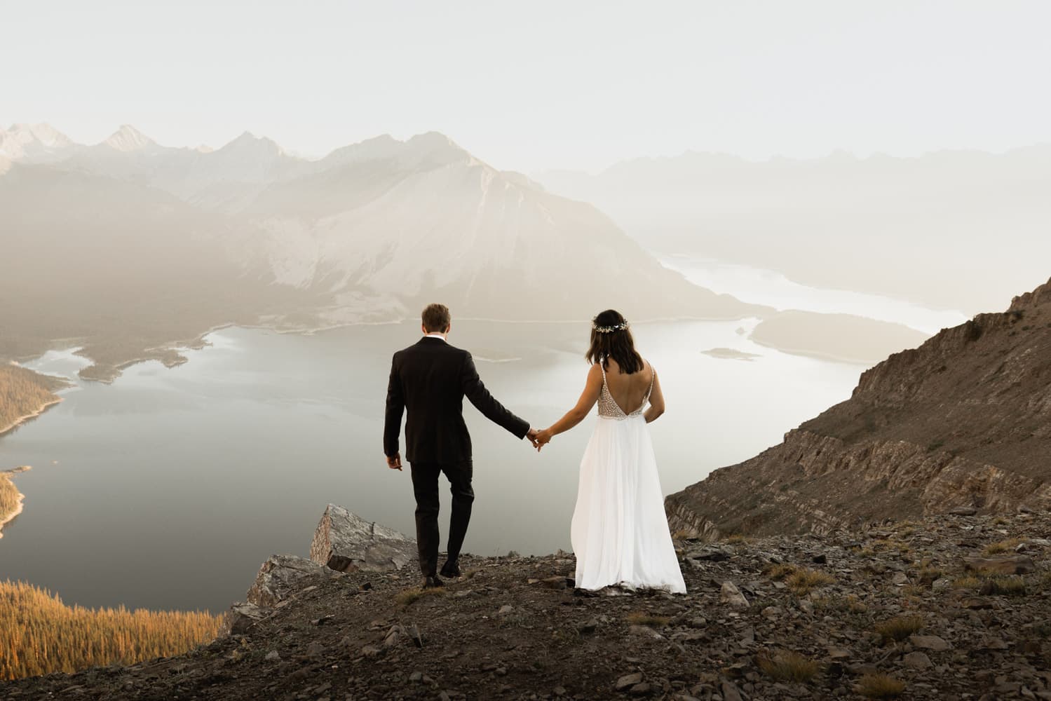 mountain top elopement day