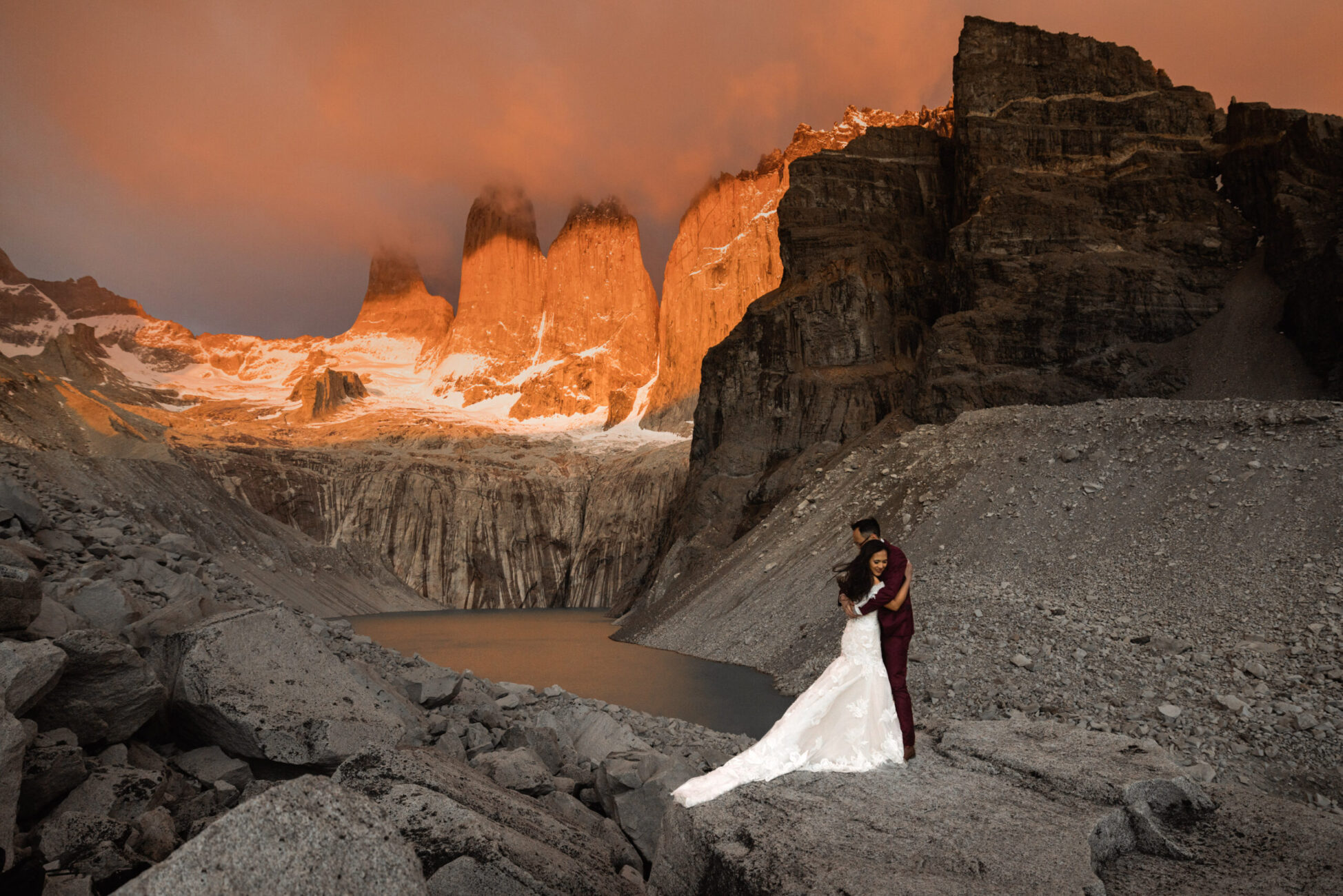 Patagonia adventure elopement