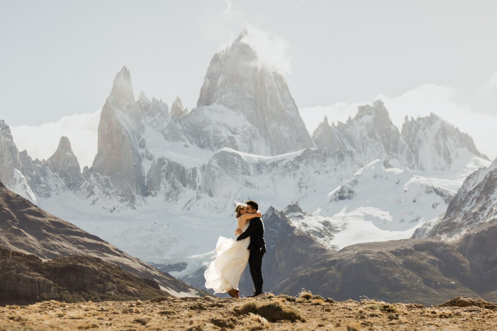 adventure elopement in Patagonia
